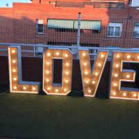Nuestras letras iluminadas diy!!! - 2