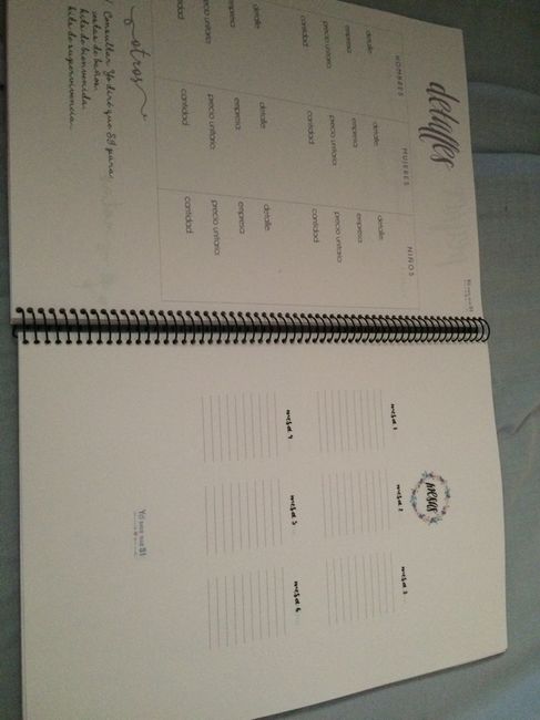 Mi agenda de novia!! - 5
