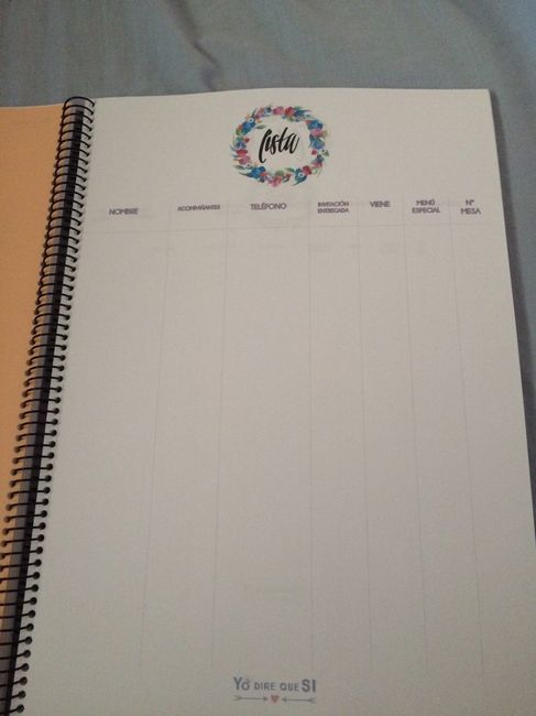 Mi agenda de novia!! - 7