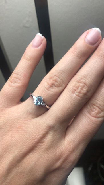 Anillo de compromiso/pedida - 1