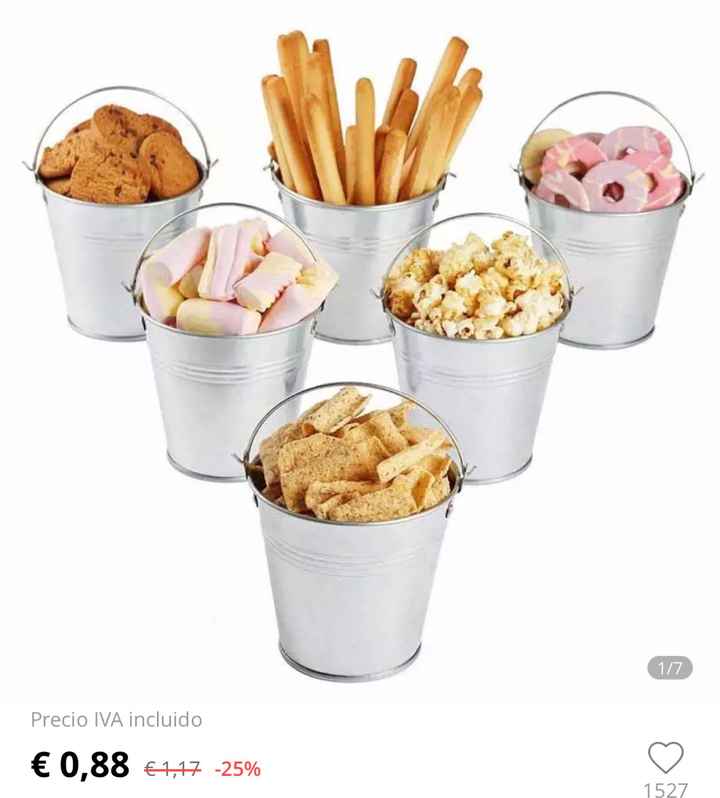 Tarros para candy bar - 1