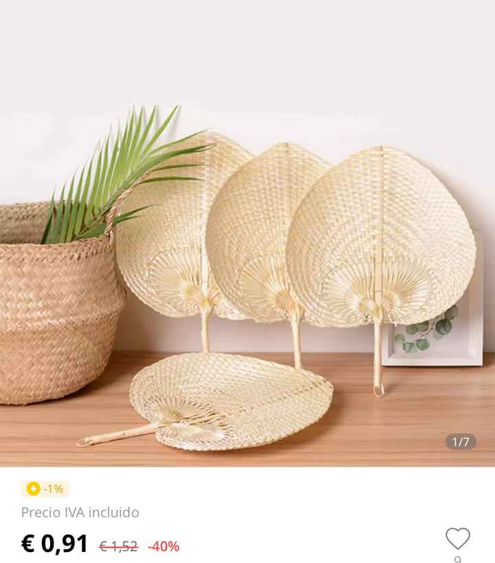 Abanicos regalo invitadas - 1