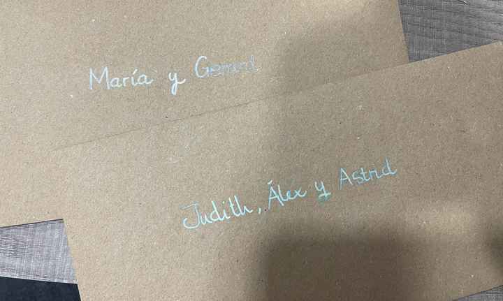 nuestras invitaciones 🤍🌍 - 7