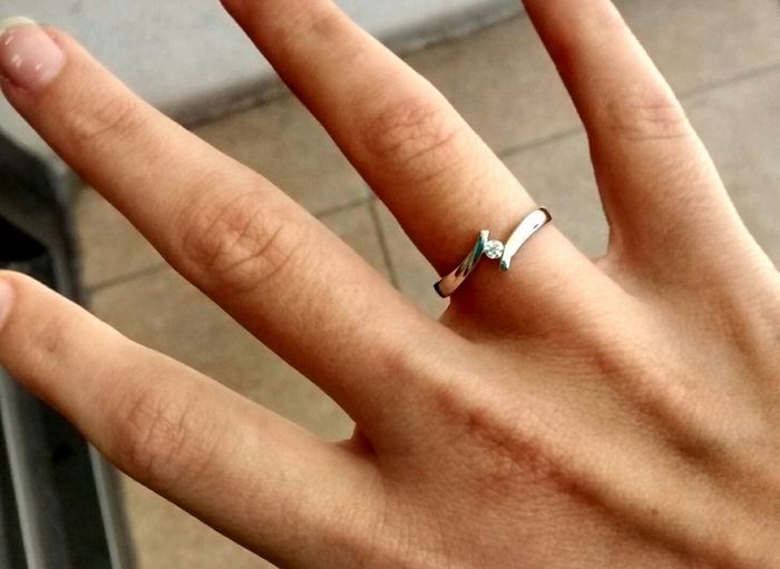 Vuestro anillo de pedida/regalo especial de boda - 1