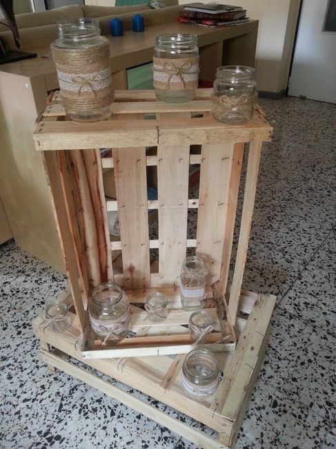 Cajas de fruta, no son como las antiguas, pero es lo que encontré...