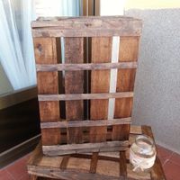 Cajas de fruta envejecidas con betún de judea