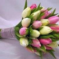 Ramos de novia de tulipanes