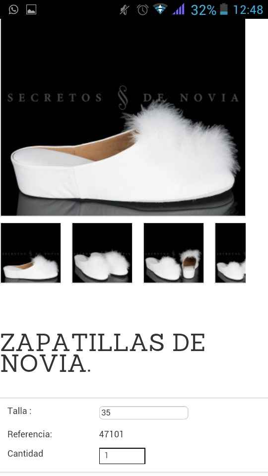 Mis zapatillas de novia - 1