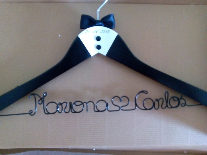 Perchas vestido novia - 2