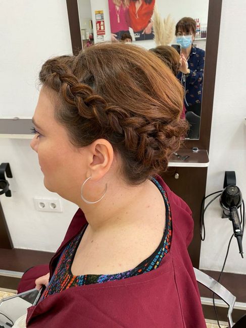 Trenza para novias con pelo fino y poco. - 2