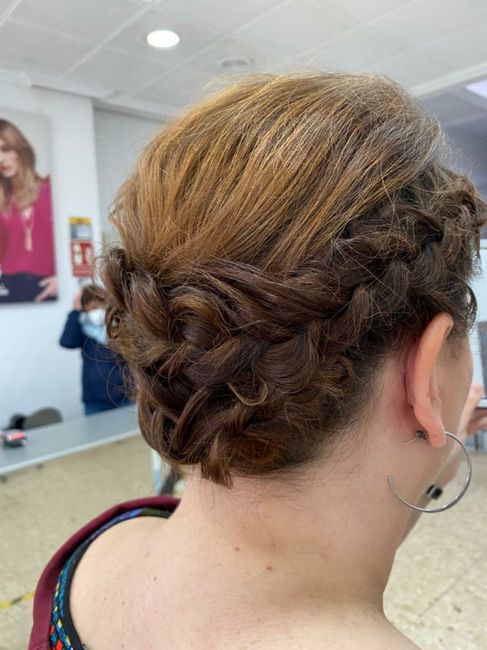 Trenza para novias con pelo fino y poco. - 3