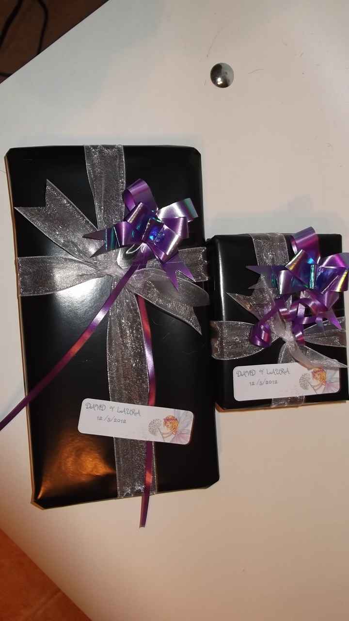 mis regalitos ya envueltosss