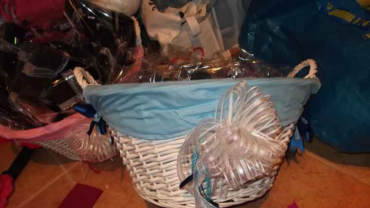 las cestas para los regalosss!!!