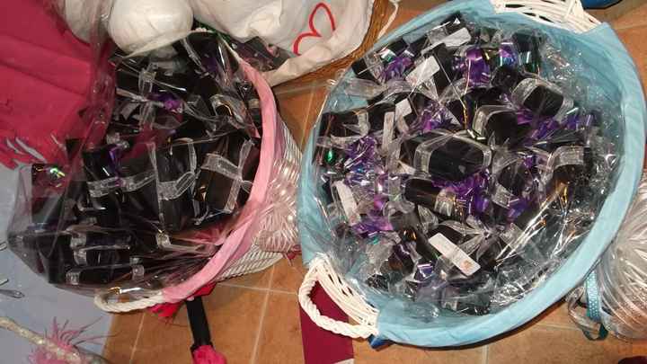 los regalitossssss en su cestitas!!!!