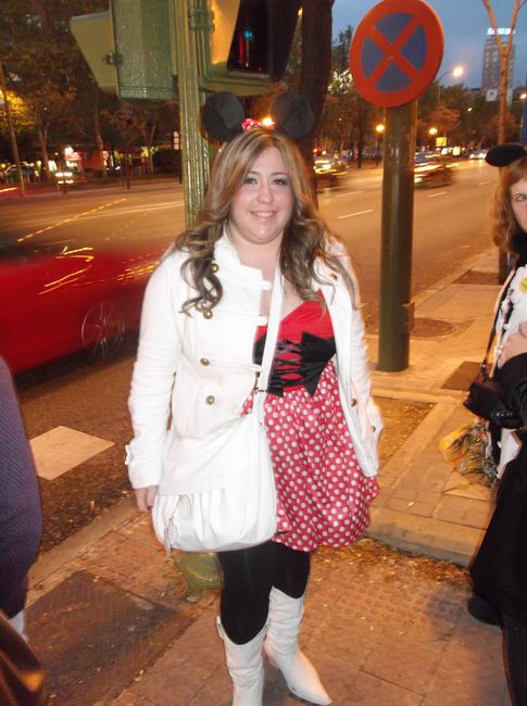 mi despedida!!! yo de MINNIE PUTI  jajaja