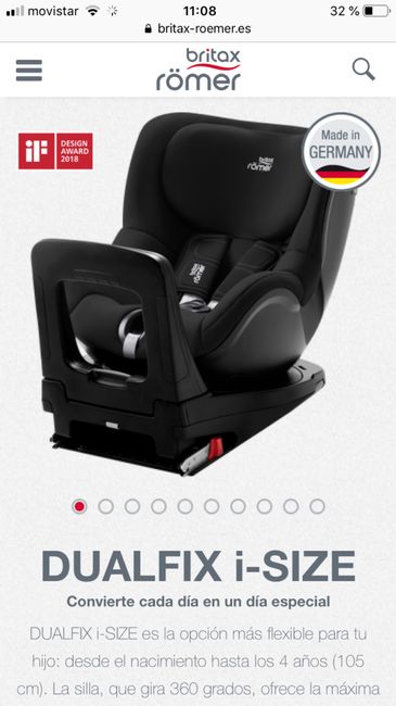 Existe silla de coche de grupo 0+ 1 2 3 y giratoria? 1