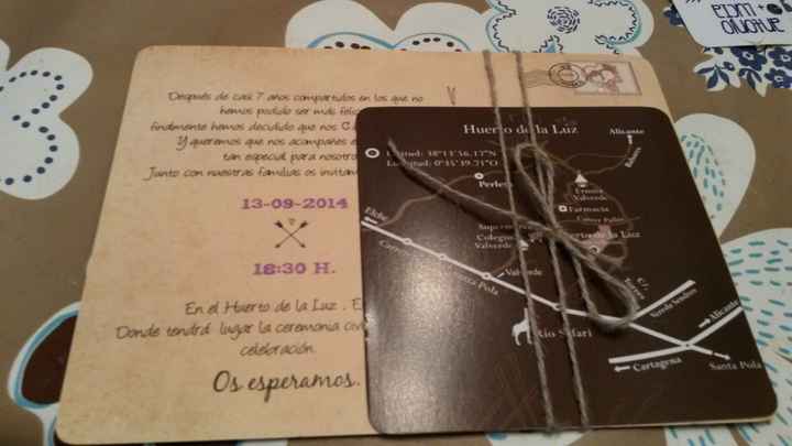 Mis invitaciones hechas por mi!!! - 2