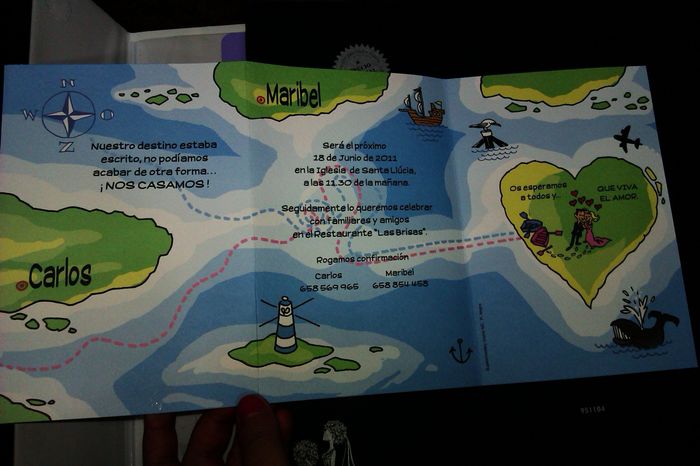 invitaciones de islas
