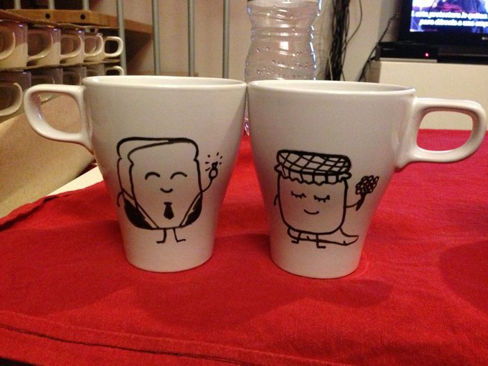 Tazas detalle invitados