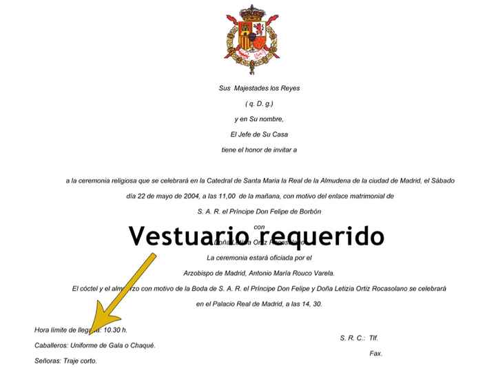 Protocolo invitados, como decir. - 1