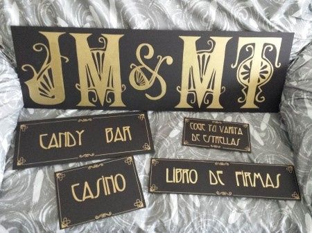 Algunas de las manualidades de nuestra boda... - 1