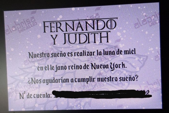 Recogida “sobre” dinero o regalos - 1