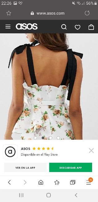 Vestido de invitada en blanco. - 1