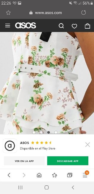Vestido de invitada en blanco. - 2
