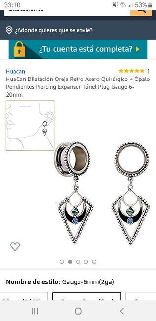 Pendientes/dilataciones - 1