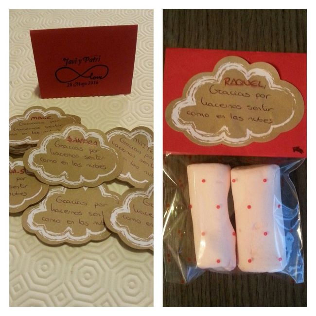 Mis "tarjetas dulces" de agradecimiento
