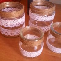 Portavelas de cristal