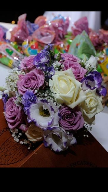Ramo de novia morado y lila - 1