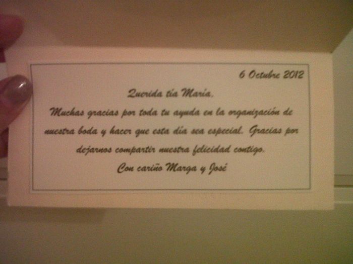 tarjetas de agradecimiento