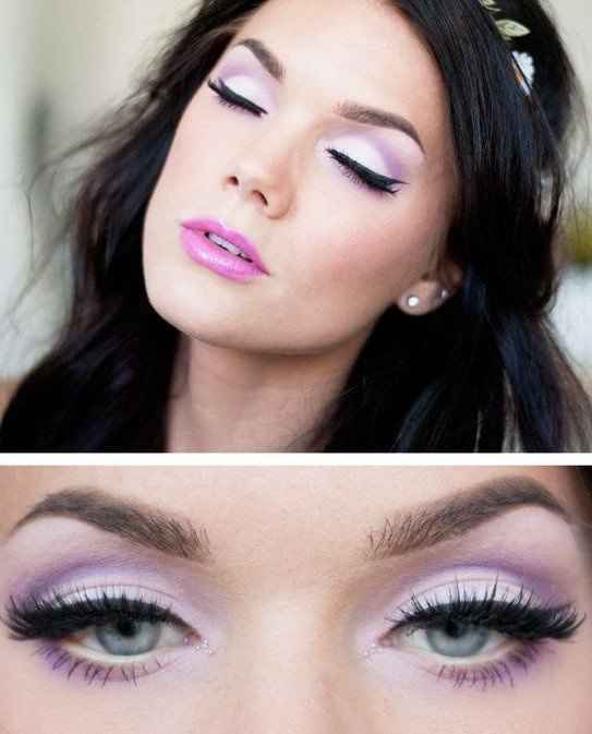 Maquillaje del día B, los ojos ylos labios del mismo color? 3