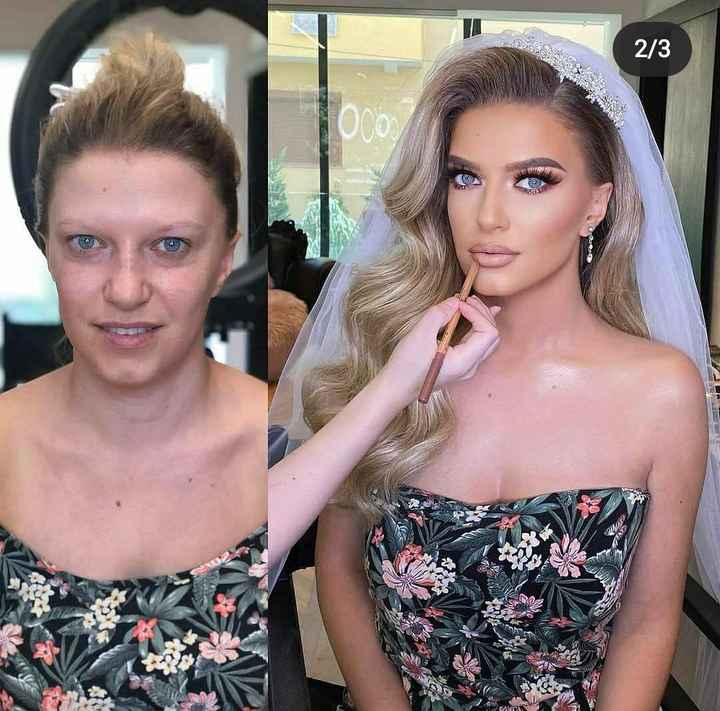 Transformación con el maquillaje 2