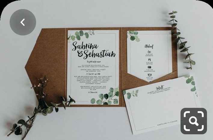 Sobres o Papel Kraft para invitaciones - 1