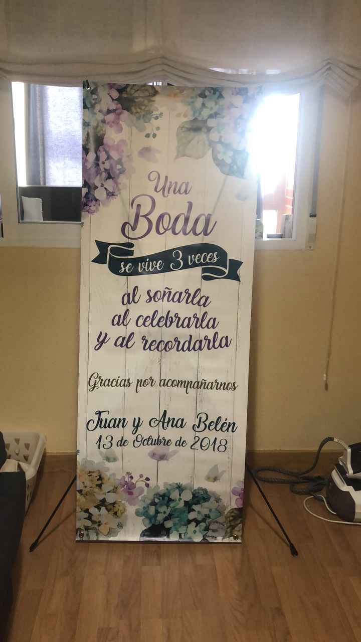 Feliiiiz con mi cartel de Bienvenida!!! - 1