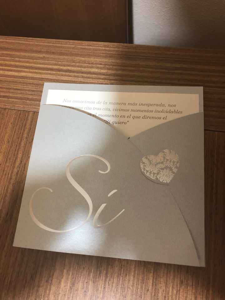 Ya tenemos las invitaciones 👏🏻👏🏻 - 1