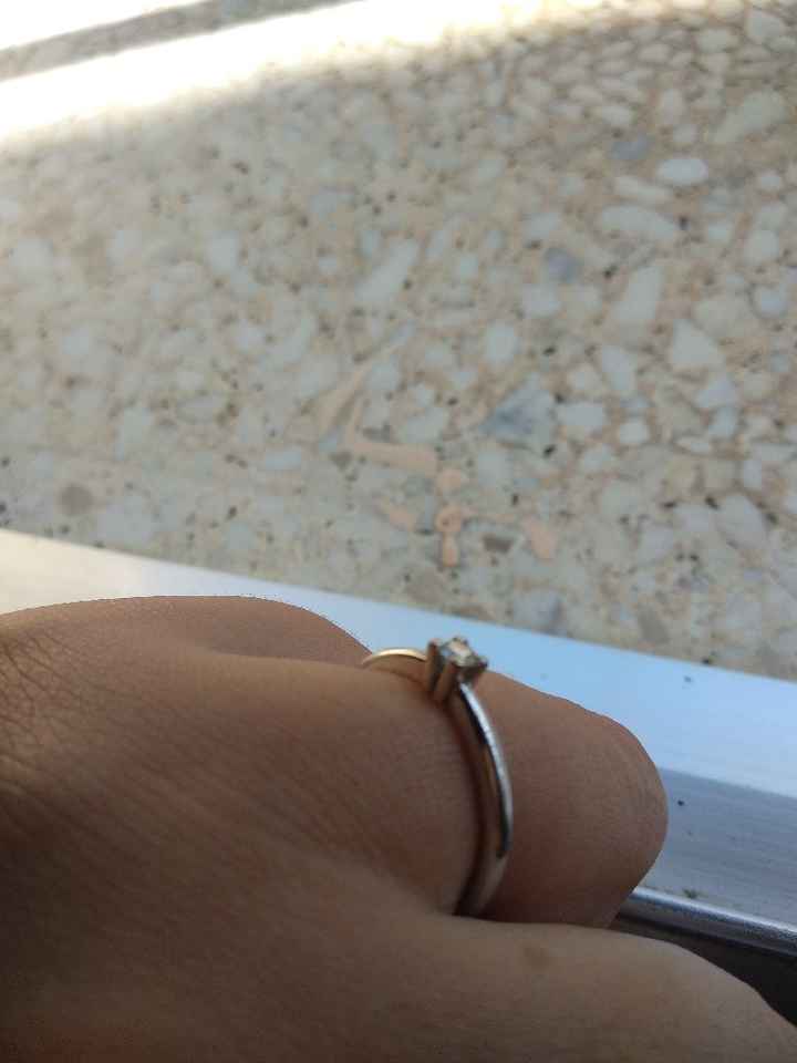 Mi anillo de pedida. - 2