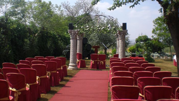 el sitio de la ceremonia