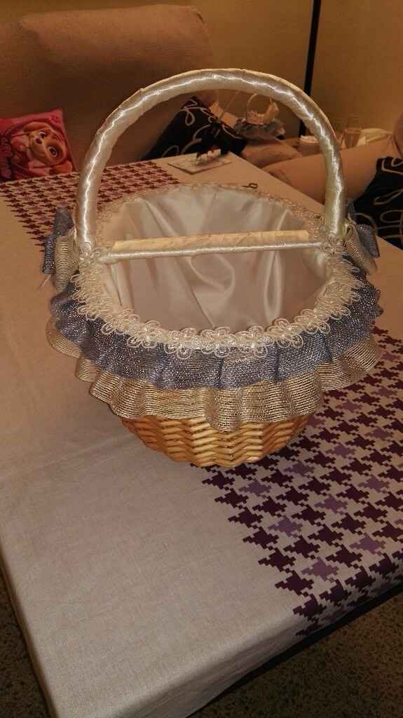 Mi cesta para llevar los regalos de los invitados! - 2