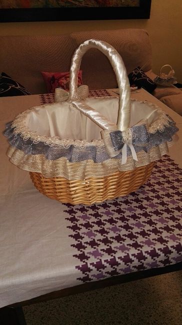 Mi cesta para llevar los regalos de los invitados! - 1
