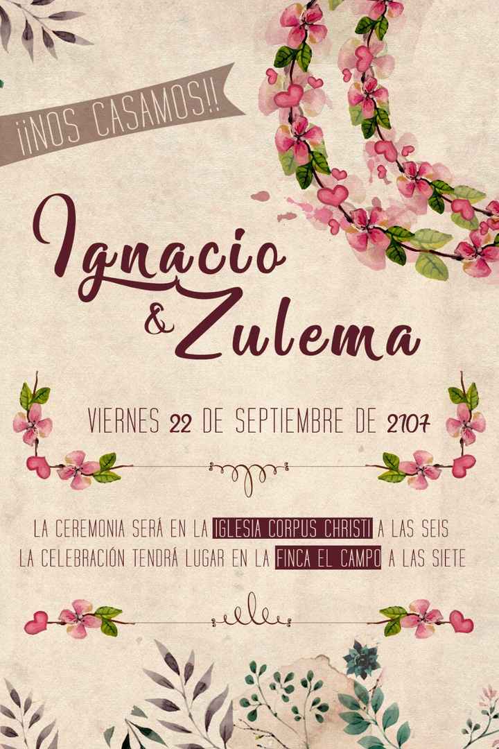 Invitación I&Z