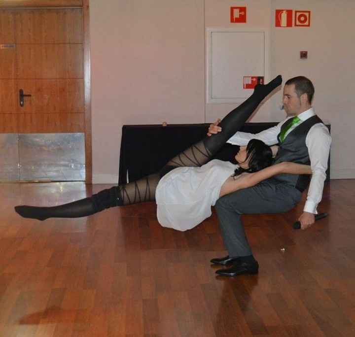 ¿cómo bailar con el vestido de novia? 😢 - 1