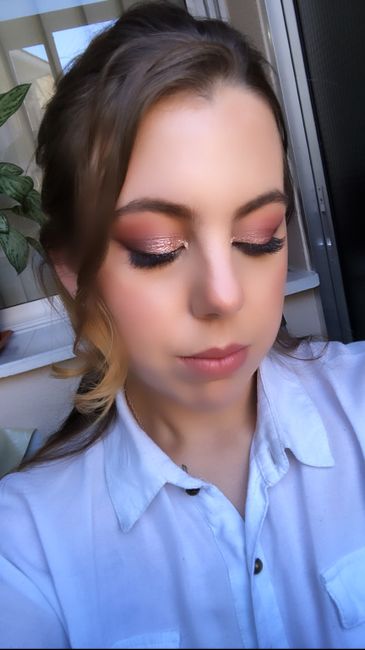 Prueba completa 💜 (maquillaje,peinado y vestido) 1