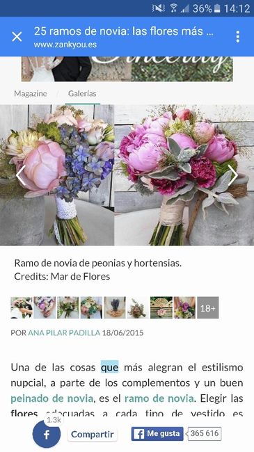 Como es vuestro ramo de novia? - 1