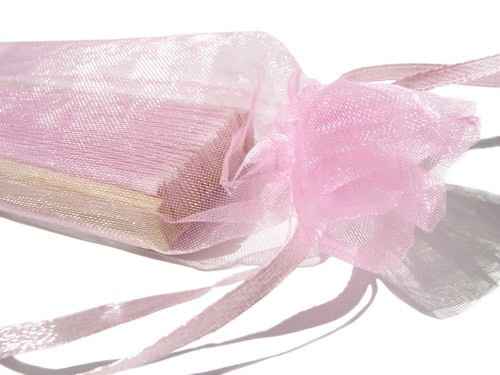 bolsa de organza