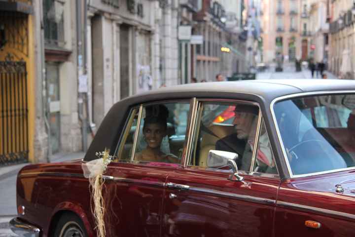coche de la novia