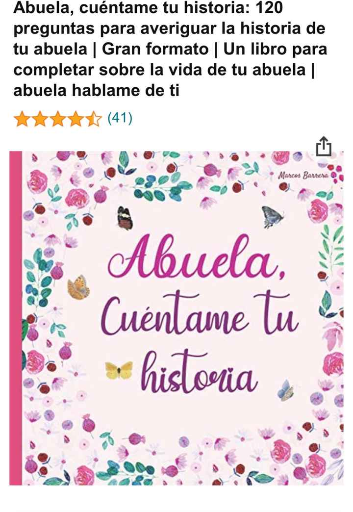 Abuel@ háblame de ti, un regalo precioso - 1