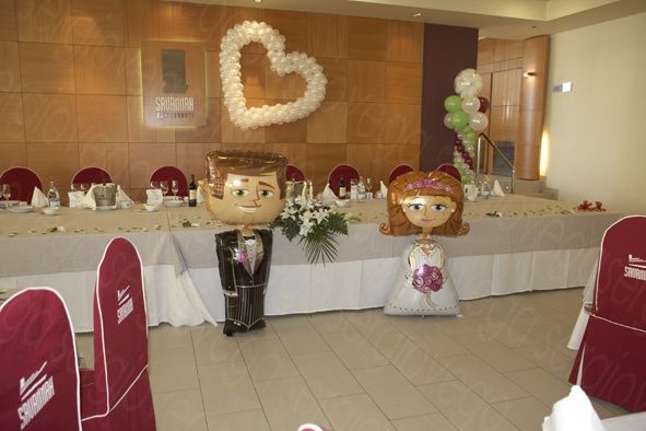 novio globos